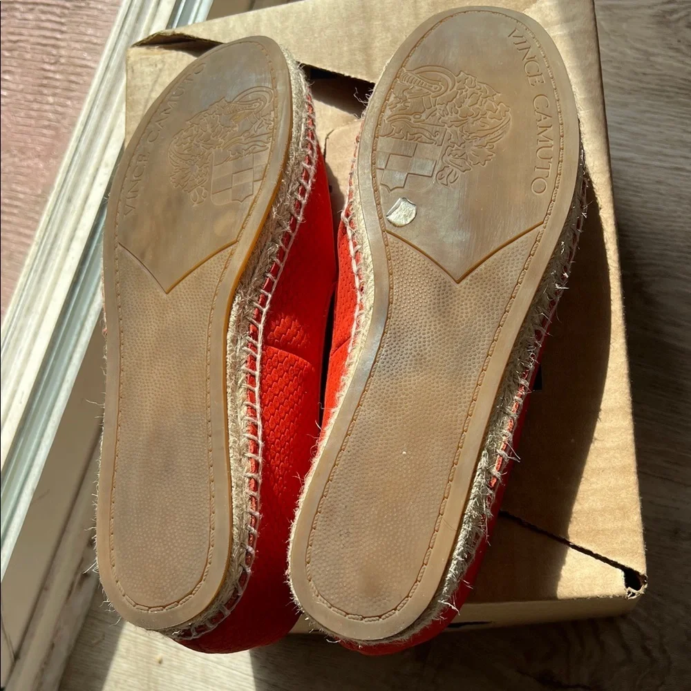 Vince Camuto Women's Darma2 Square Toe Espadrille Flats  Size10